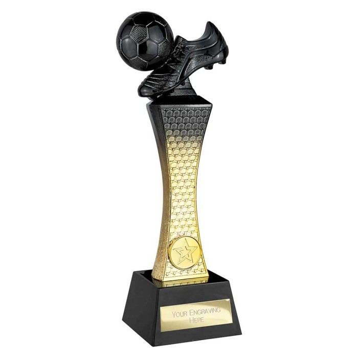 RAIDER BOOT & BALL FOOTBALL RESIN - 26CM